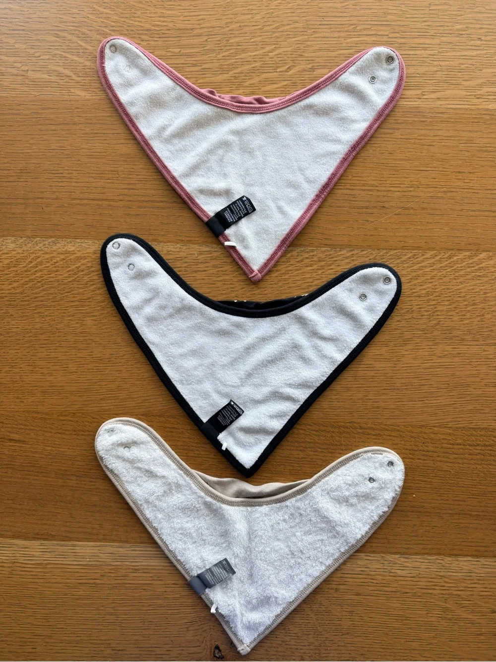 Kyte Baby Bib Bundle- Midnight Lily, Dusty Rose & Khaki Magnolia
